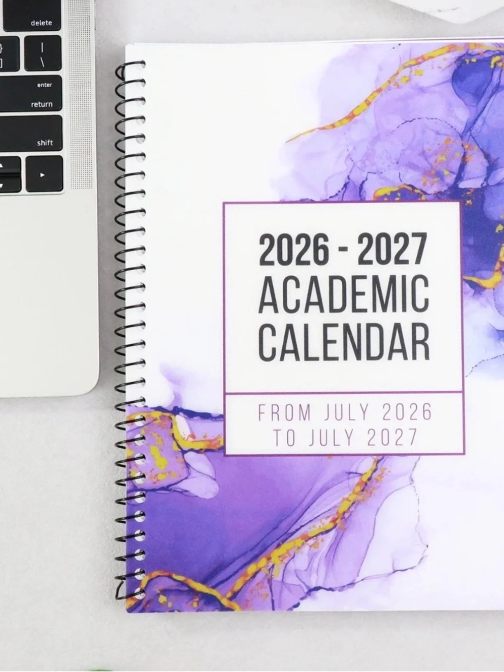 The 26-27 Academic Calendar color Coded Calendar Bundle - pack of 3 bold dates